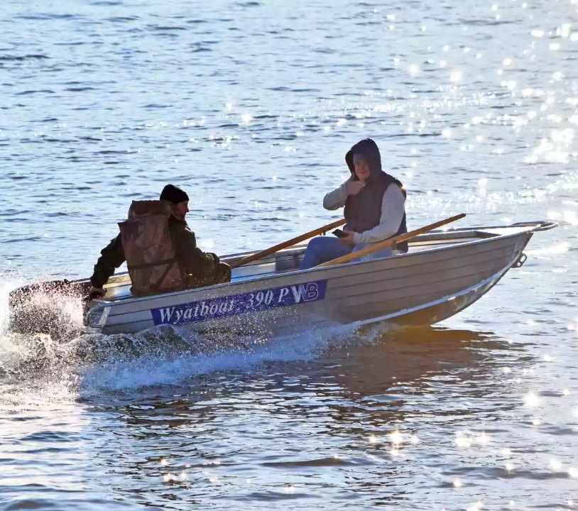 Алюминиевая лодка Wyatboat-390 P в Мурманске