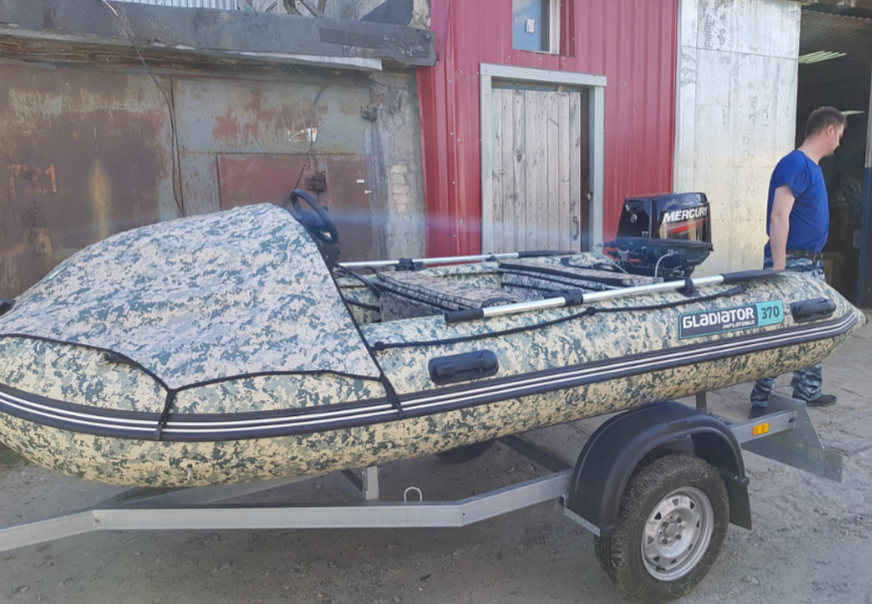 НАДУВНАЯ ЛОДКА GLADIATOR C370AL в Мурманске