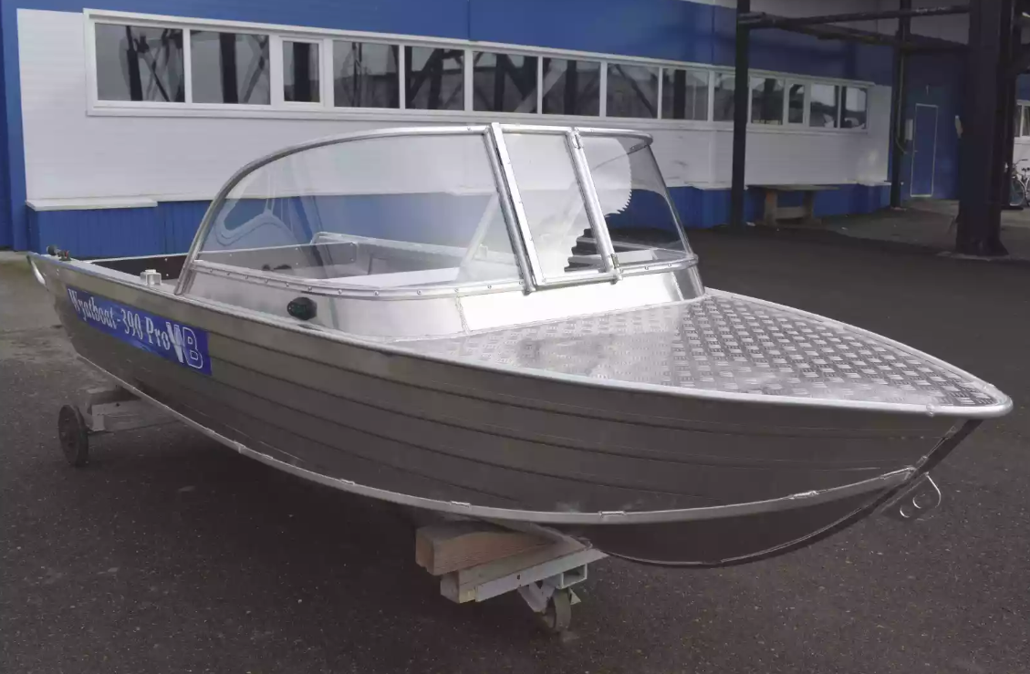 Алюминиевая лодка Wyatboat-390 Pro в Мурманске