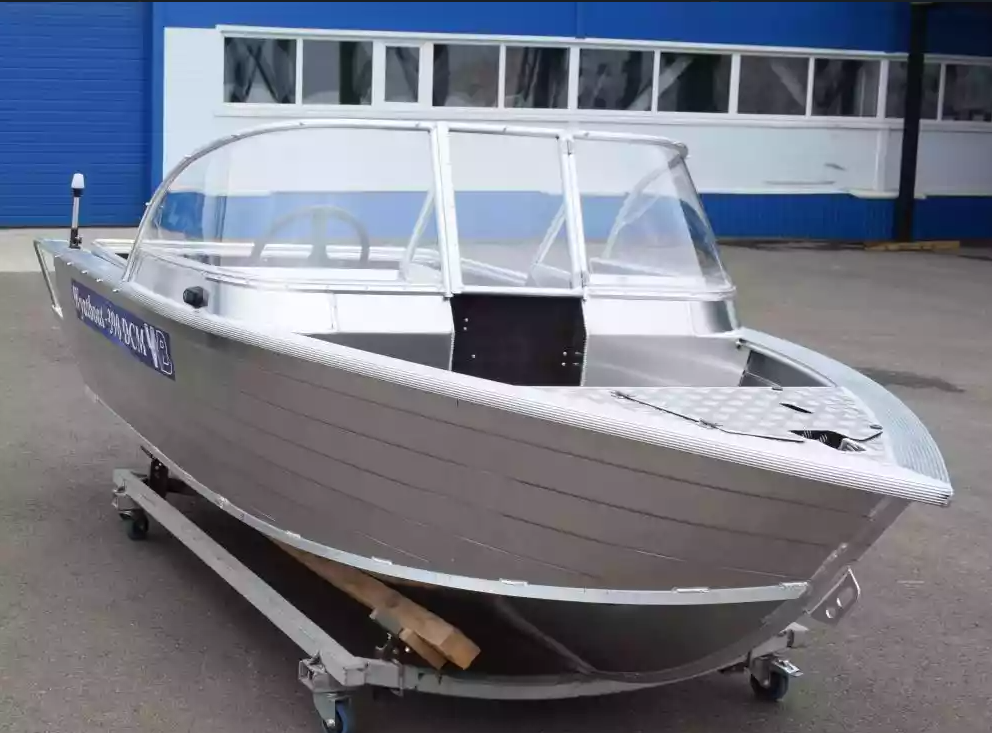 Алюминиевая лодка Wyatboat-390 DCM Увеличенный борт в Мурманске