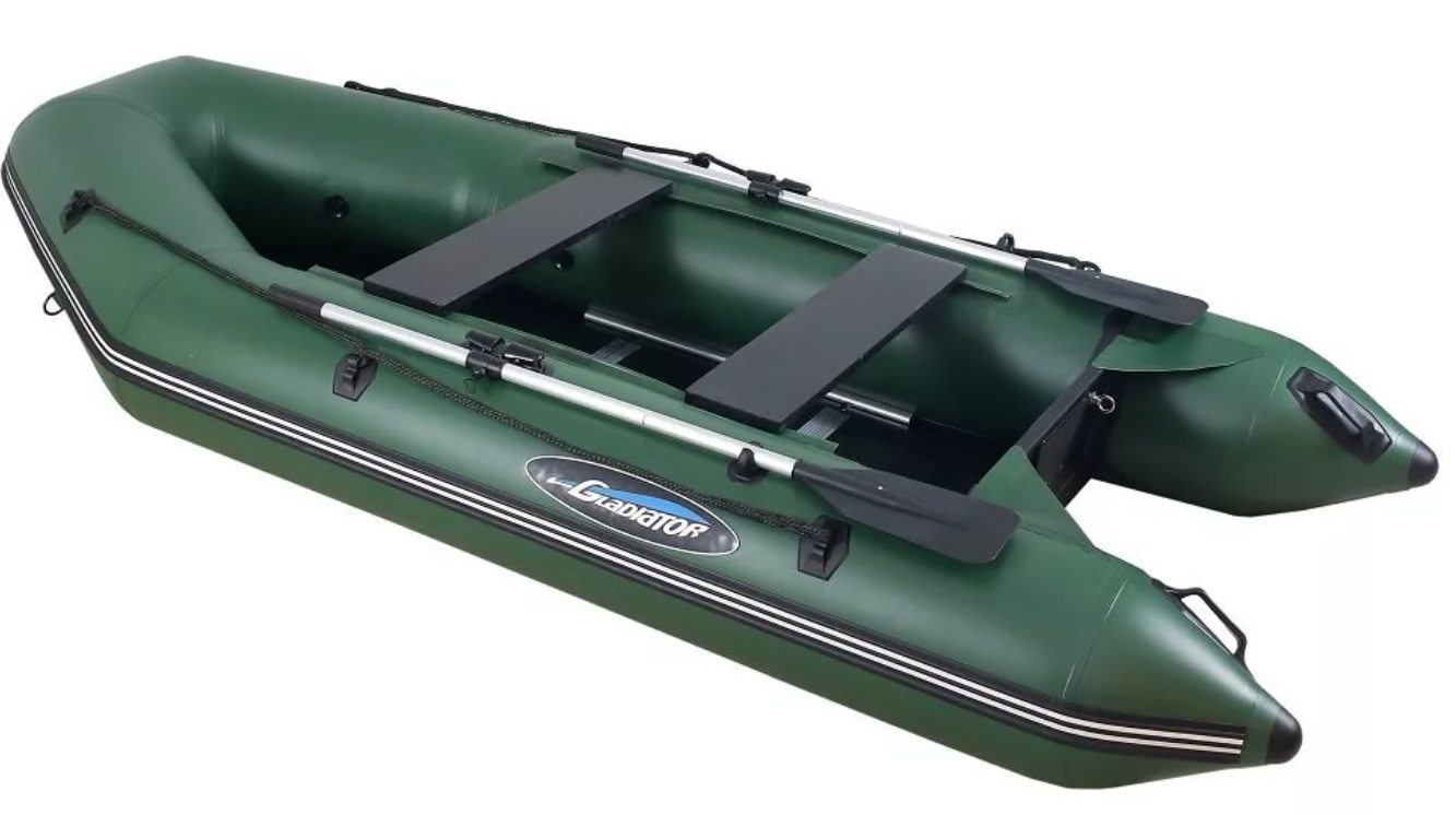 МОТОРНО-ГРЕБНАЯ ЛОДКА ПВХ GLADIATOR A 280 ТК С ФАНЕРНЫМ ДНОМ в Мурманске