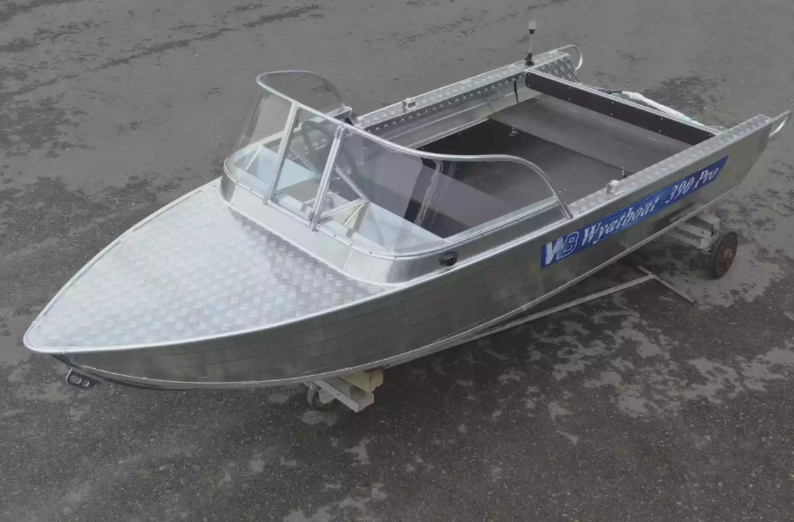 Алюминиевая лодка Wyatboat-390 Pro в Мурманске