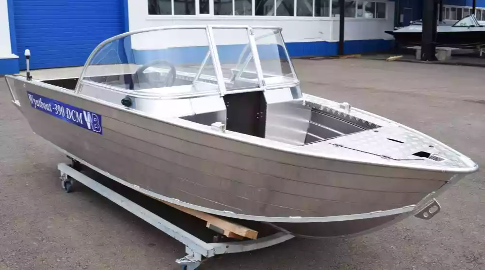 Алюминиевая лодка Wyatboat-390 DCM Увеличенный борт в Мурманске