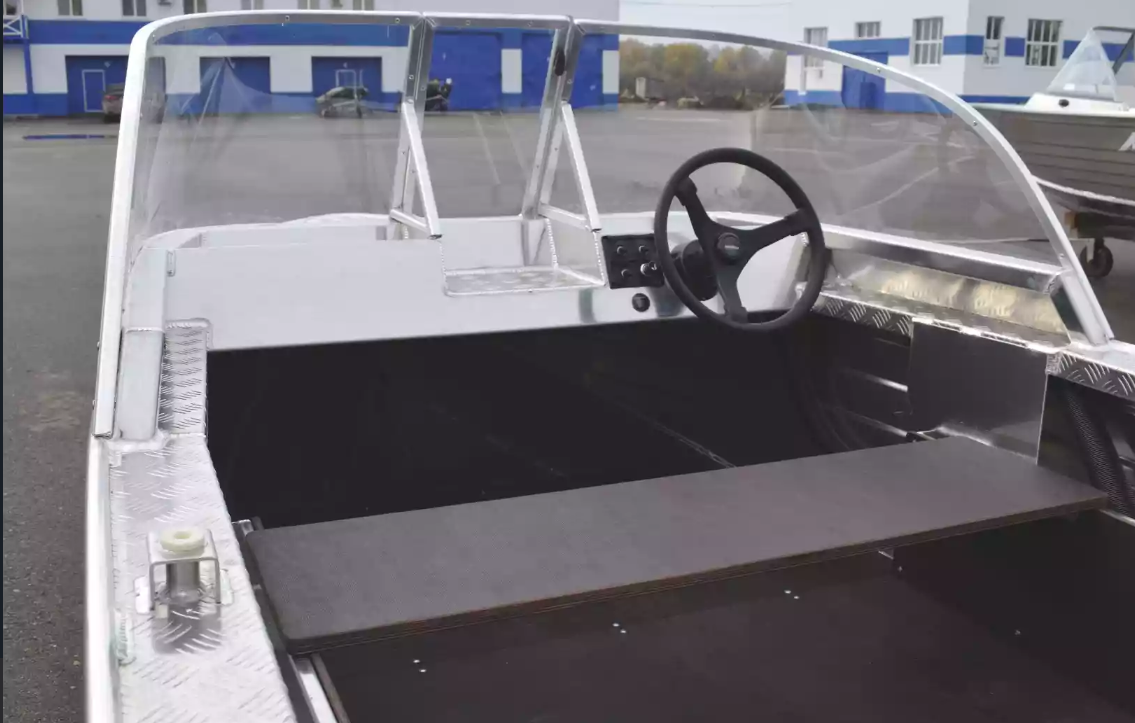 Алюминиевая лодка Wyatboat-390 Pro в Мурманске