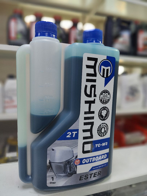 Масло MISHIMO 2T OUTBOARD (ESTER) полусинтетика 1 л в Мурманске