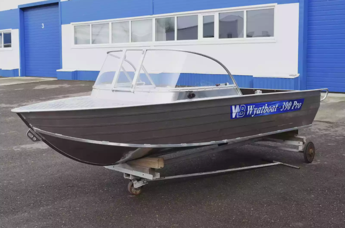 Алюминиевая лодка Wyatboat-390 Pro в Мурманске