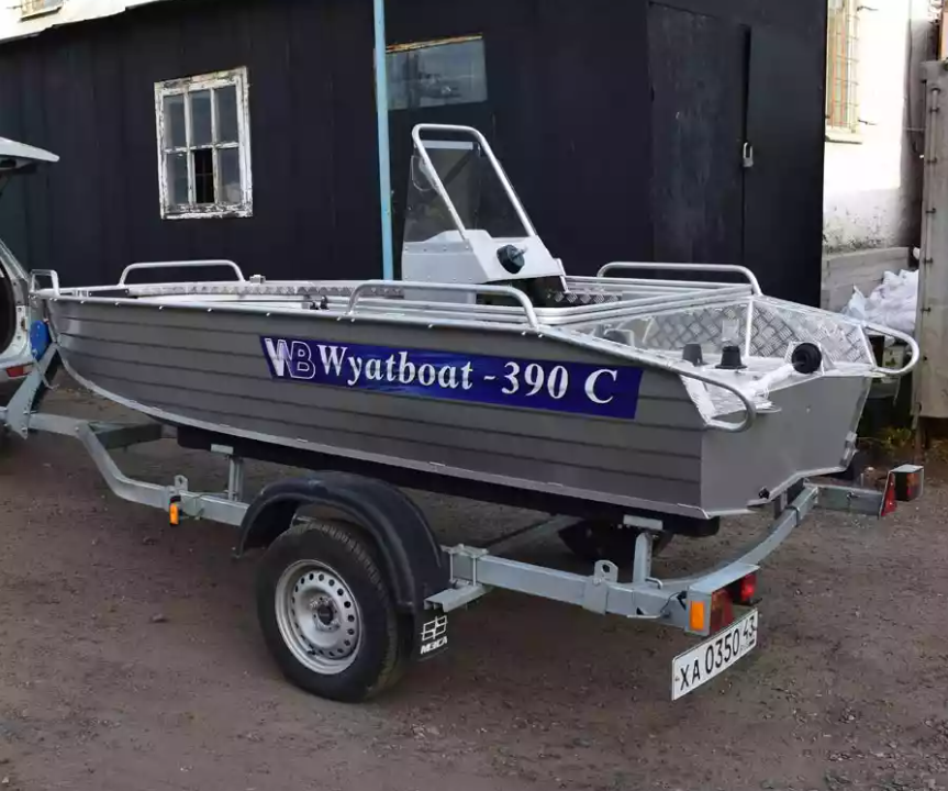 Алюминиевая лодка Wyatboat-390 C в Мурманске
