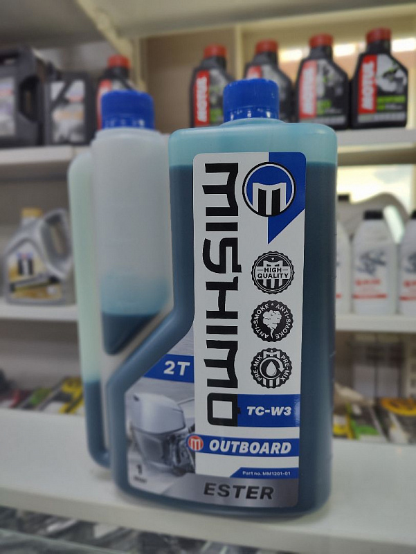 Масло MISHIMO 2T OUTBOARD (ESTER) полусинтетика 1 л в Мурманске
