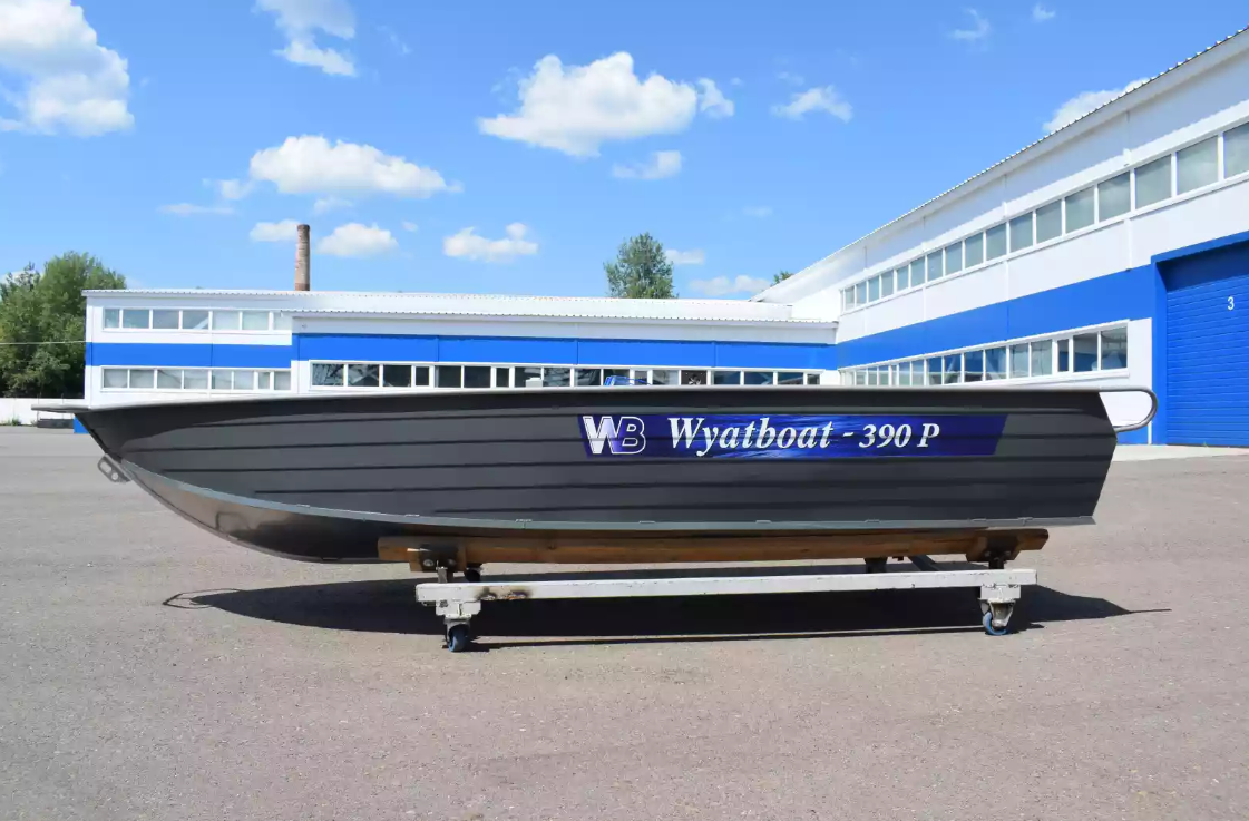 Алюминиевая лодка Wyatboat-390Р Fish в Мурманске