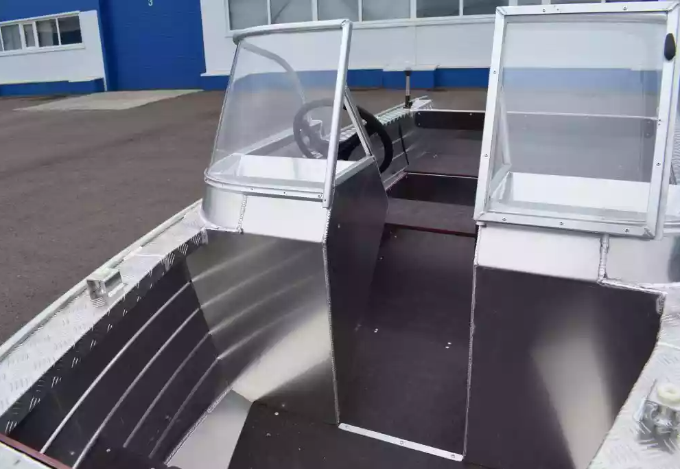 Алюминиевая лодка Wyatboat-390 DCM Увеличенный борт в Мурманске