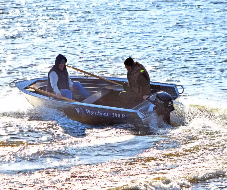 Алюминиевая лодка Wyatboat-390 P в Мурманске