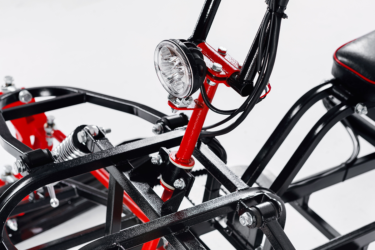 Лыжный модуль IKUDZO с подогревом ручек пластиковые лыжи в Мурманске