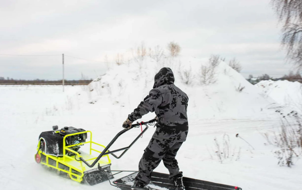 Мотобуксировщик Бурлак ХОЗЯИН-1 (капот металл) в Мурманске