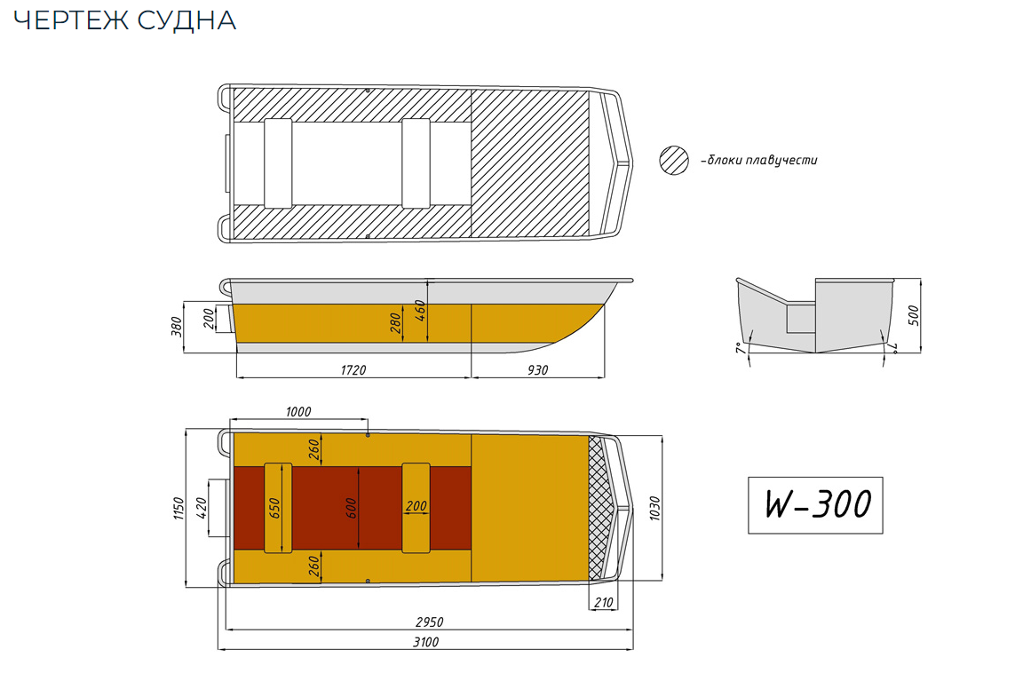 Алюминиевая лодка Wyatboat-300 в Мурманске