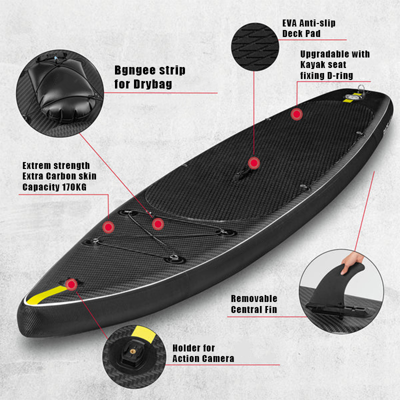 SUP (САП) ДОСКА MISHIMO CARBON DARKSIDE 10.6’ (325СМ) в Мурманске