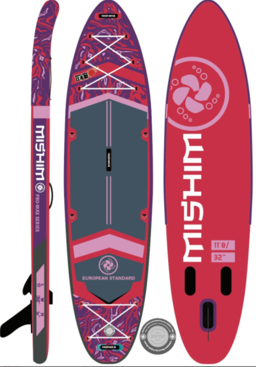 SUP (САП) Доска MISHIMO PRO-MAX Viva Magenta 10.6’ (320см) в Мурманске
