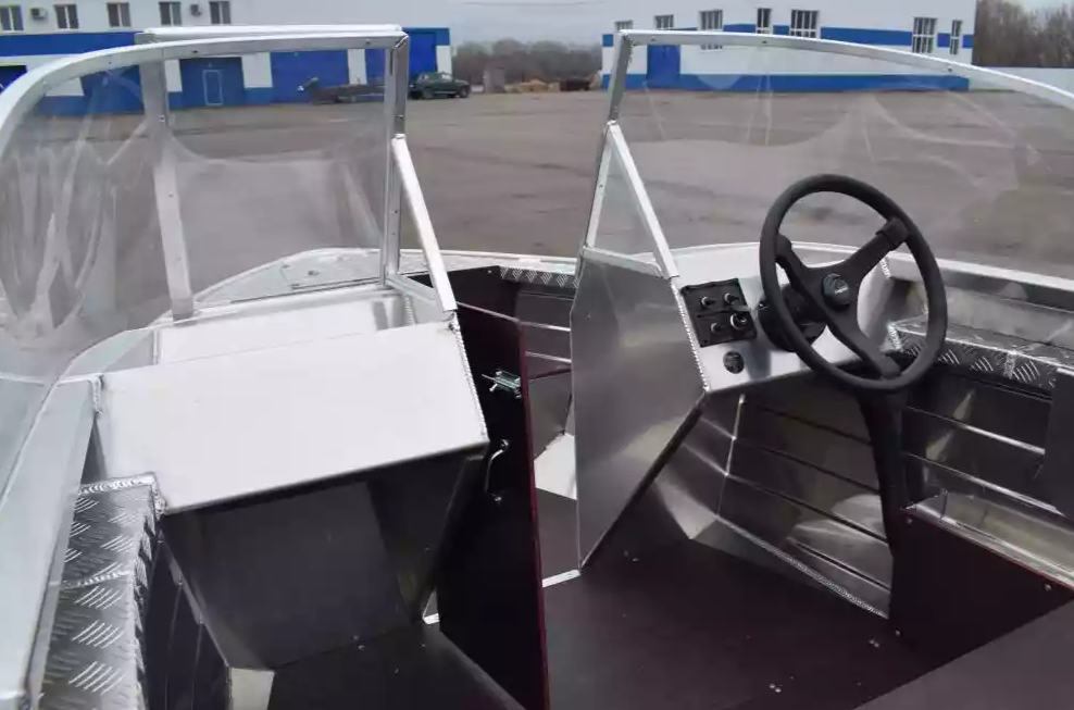 Алюминиевая лодка Wyatboat-390 DCM Увеличенный борт в Мурманске