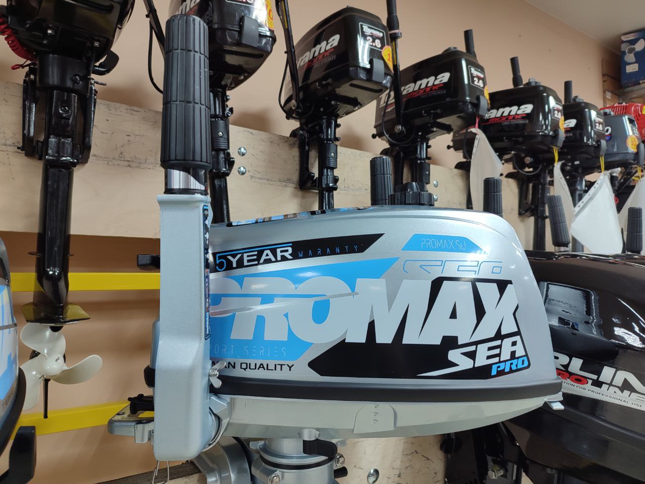 Лодочный мотор PROMAX SP5FHS (внешний бак 12 л) в Мурманске