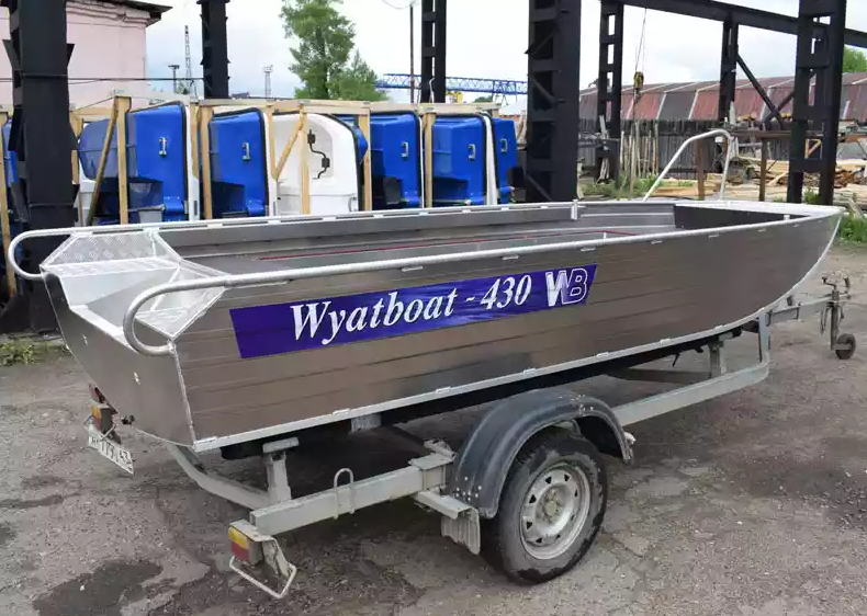 Алюминиевая лодка  Wyatboat-430 Master в Мурманске