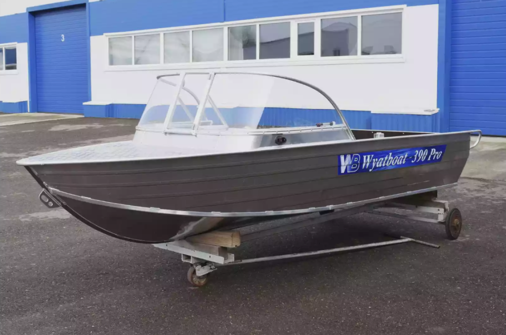 Алюминиевая лодка Wyatboat-390 Pro в Мурманске