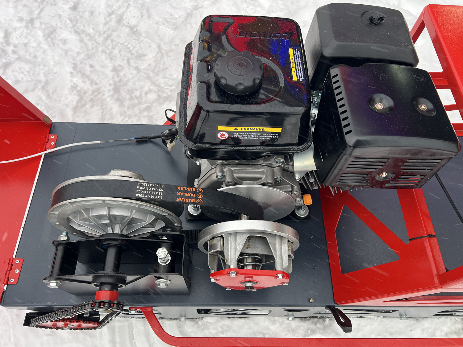 Мотобуксировщик EX-MOTO SNOWDOG S500 15л.с в Мурманске