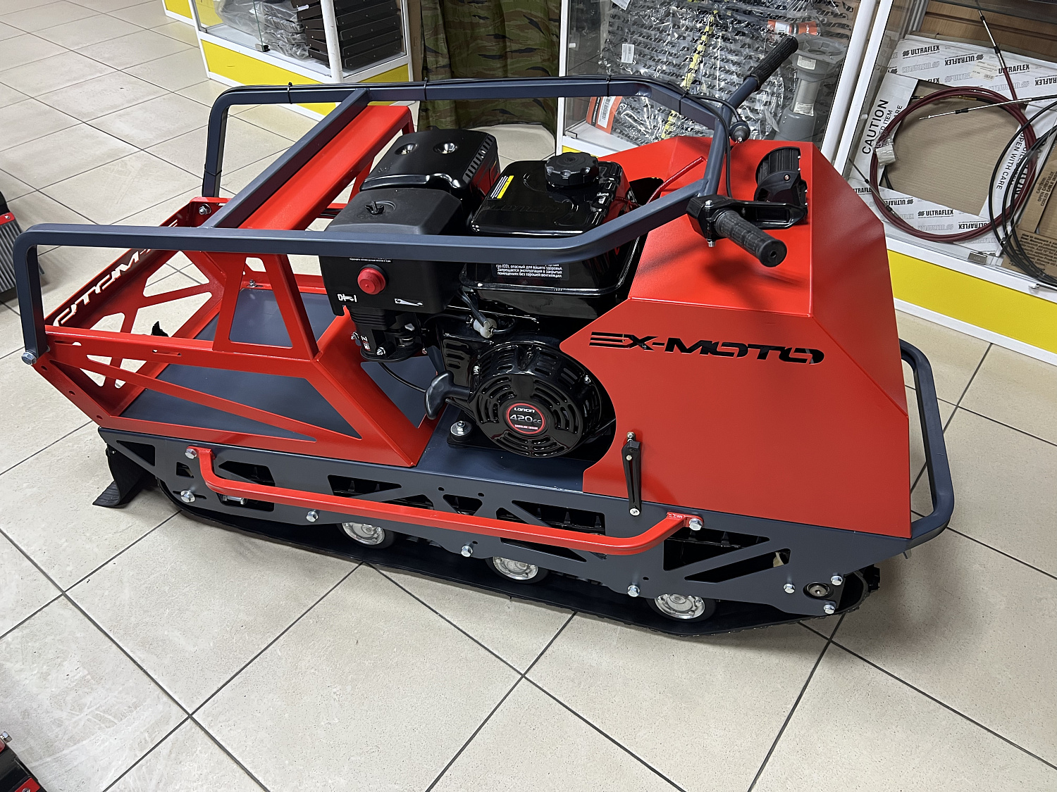 Мотобуксировщик EX-MOTO SNOWDOG S500 15л.с в Мурманске