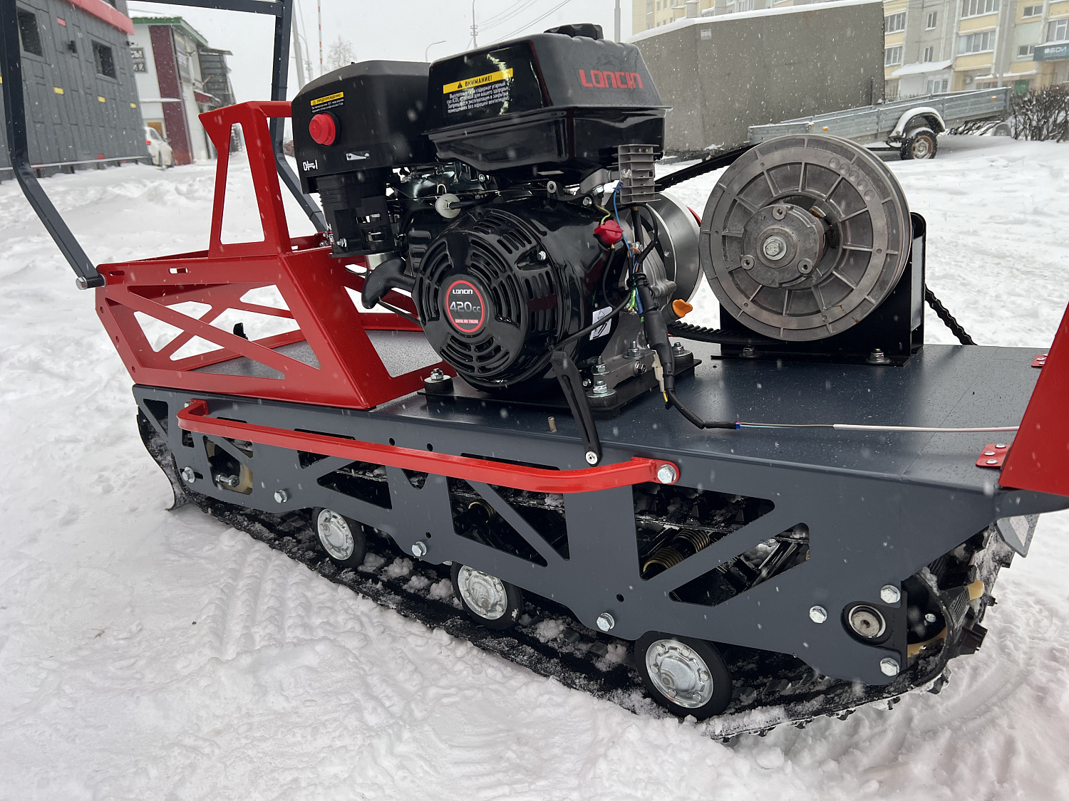 Мотобуксировщик EX-MOTO SNOWDOG S500 15л.с в Мурманске