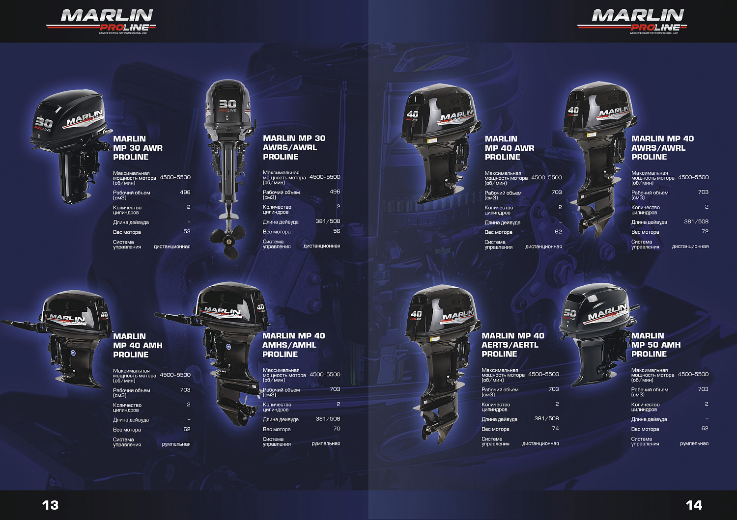 Лодочный мотор MARLIN PROLINE MP 50 AMHS в Мурманске