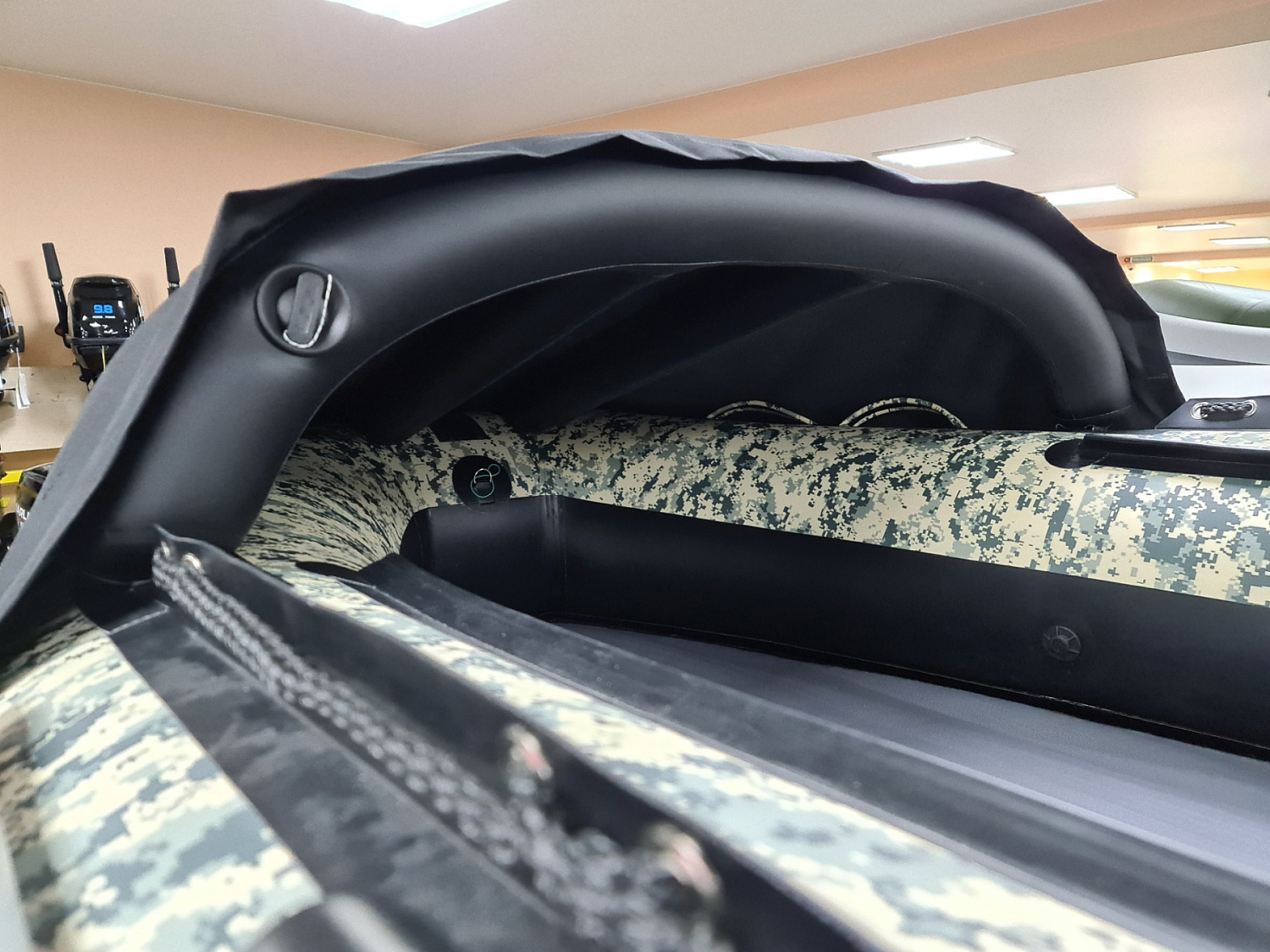 КОМПЛЕКТ НОСОВОГО ТЕНТА К ЛОДКЕ SMARINE AIR MAX 380 ЧЕРНЫЙ в Мурманске