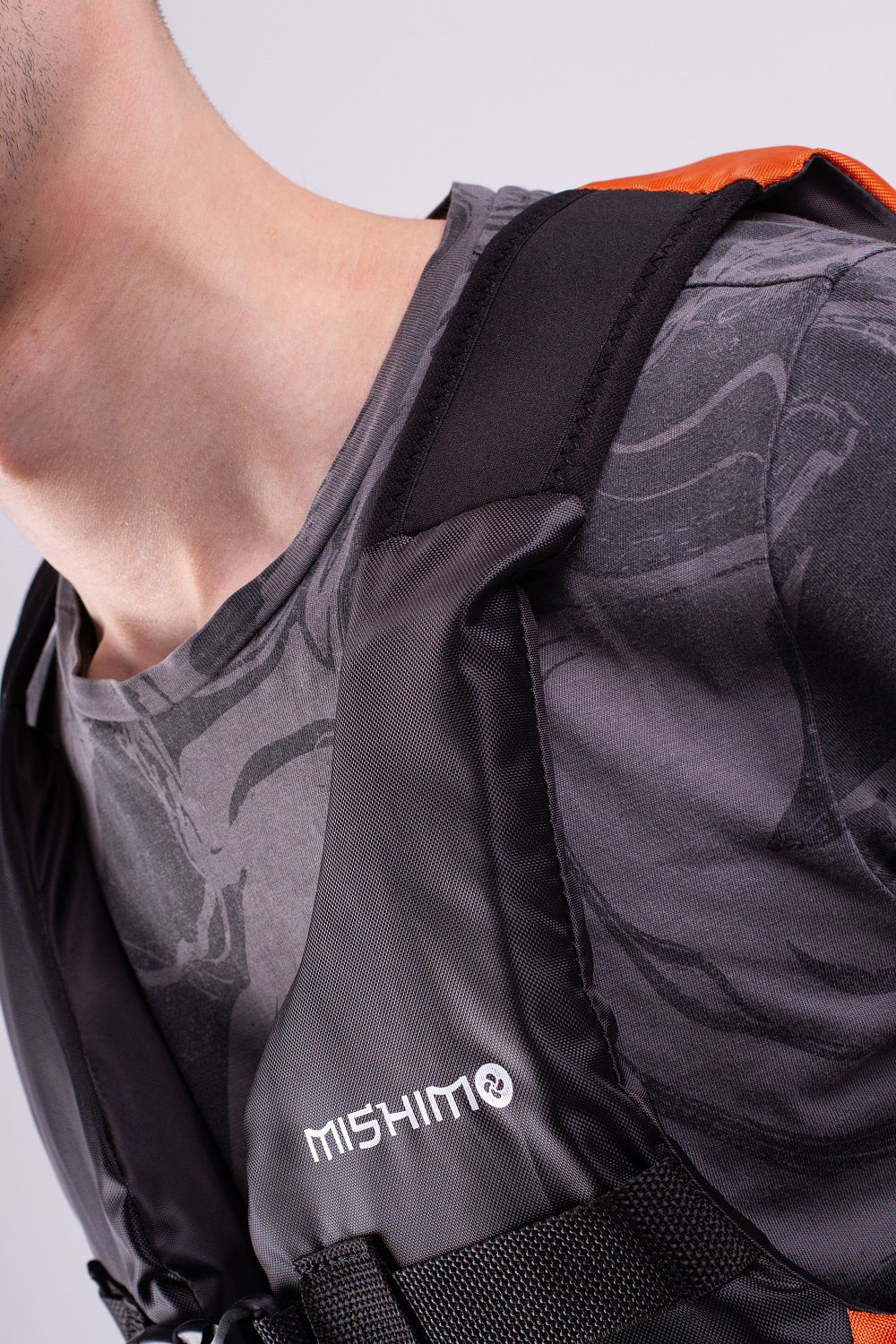 Жилет спасательный MISHIMO PRO Премиум качества Черно-оранжевый в Мурманске